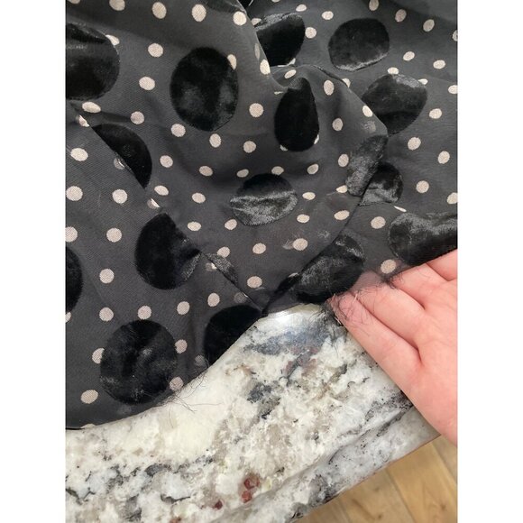 Hutch Malia Polka Dot Gown Black Womens 14 - Picture 9 of 11